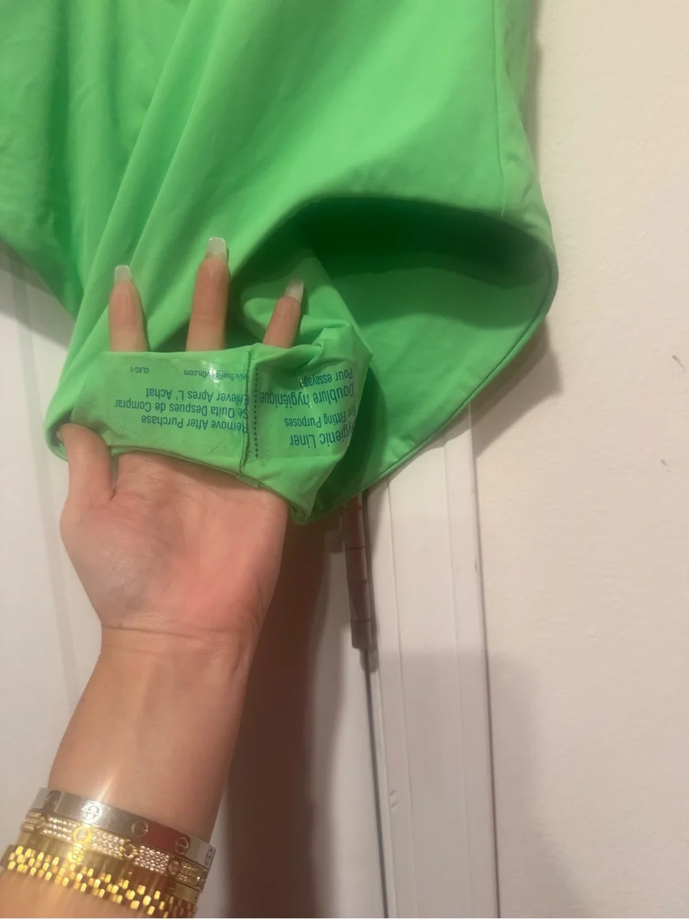 New Soluna swim Bright Green One-Piece Swimsuit with Ring Cutout Accent size XL